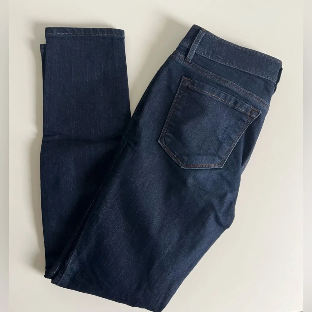 2 Ann Taylor Loft Modern Skinny Jeans Denim Dark Wash EUC Blue excellent - Picture 4 of 4